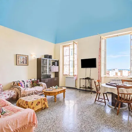 Ca Moretto Sea-view Terrace Flat In - Happy アパート サンレモ