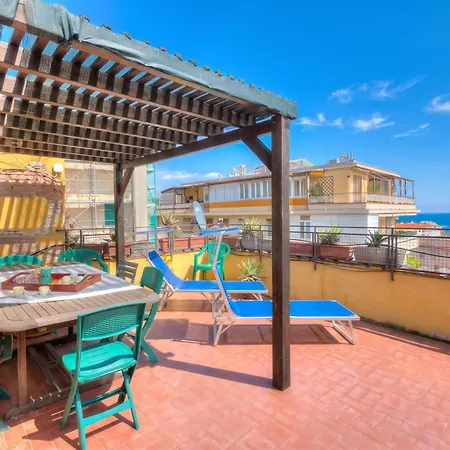 アパート Ca Moretto Sea-view Terrace Flat In - Happy *