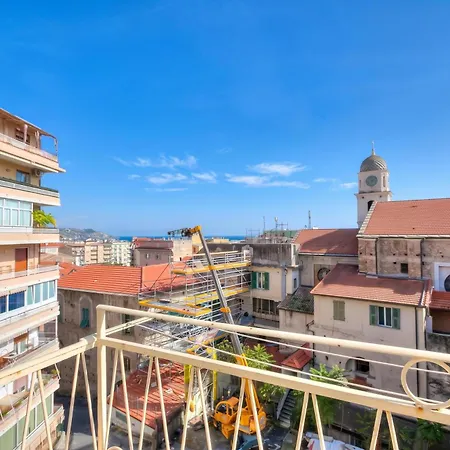 アパート Ca Moretto Sea-view Terrace Flat In - Happy サンレモ